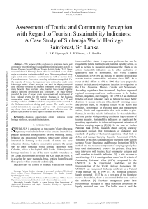 assessment-of-tourist-and-community-perception-with-regard-to-tourism-sustainability-indicators-a-case-study-of-sinharaja-world-heritage-rainforest-sri-lanka