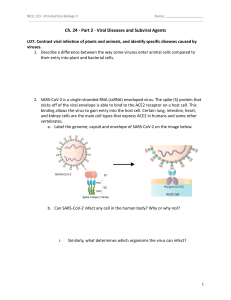 Ch. 24 2 Viral Diseases and Subviral Agents