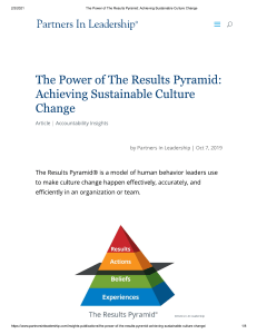 The Result Pyramid