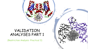 2 Restriction Analysis