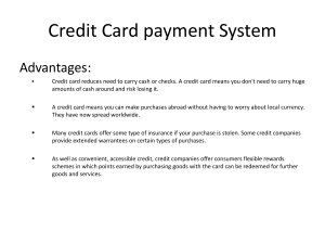 Payment Systems  advantages