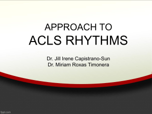 Approach to ACLS Rhythms