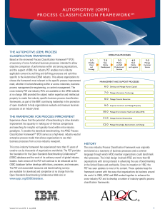 APQC(PCF)- Automotive (OEM) - PDF Version 5.0.1