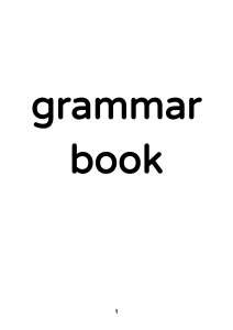 grammar book