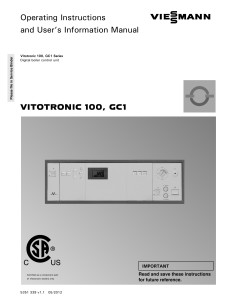 Vitotronic 100 manual