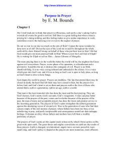 EM Bounds Purpose in Prayer-1