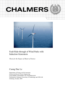 Fault Ride-through of Wind Parks with Induction Generators CuongDucLeMSc