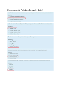 Environmental Pollution Control Q1