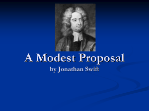 A Modest Proposal PPT