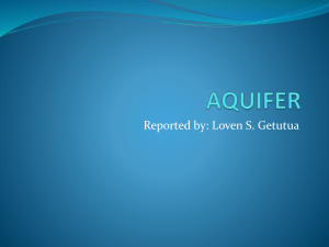 types of aquafers