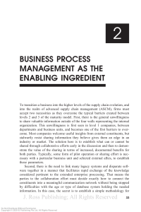 Business Process Management Applied  Creating the Value Managed Enterprise [p53-74]