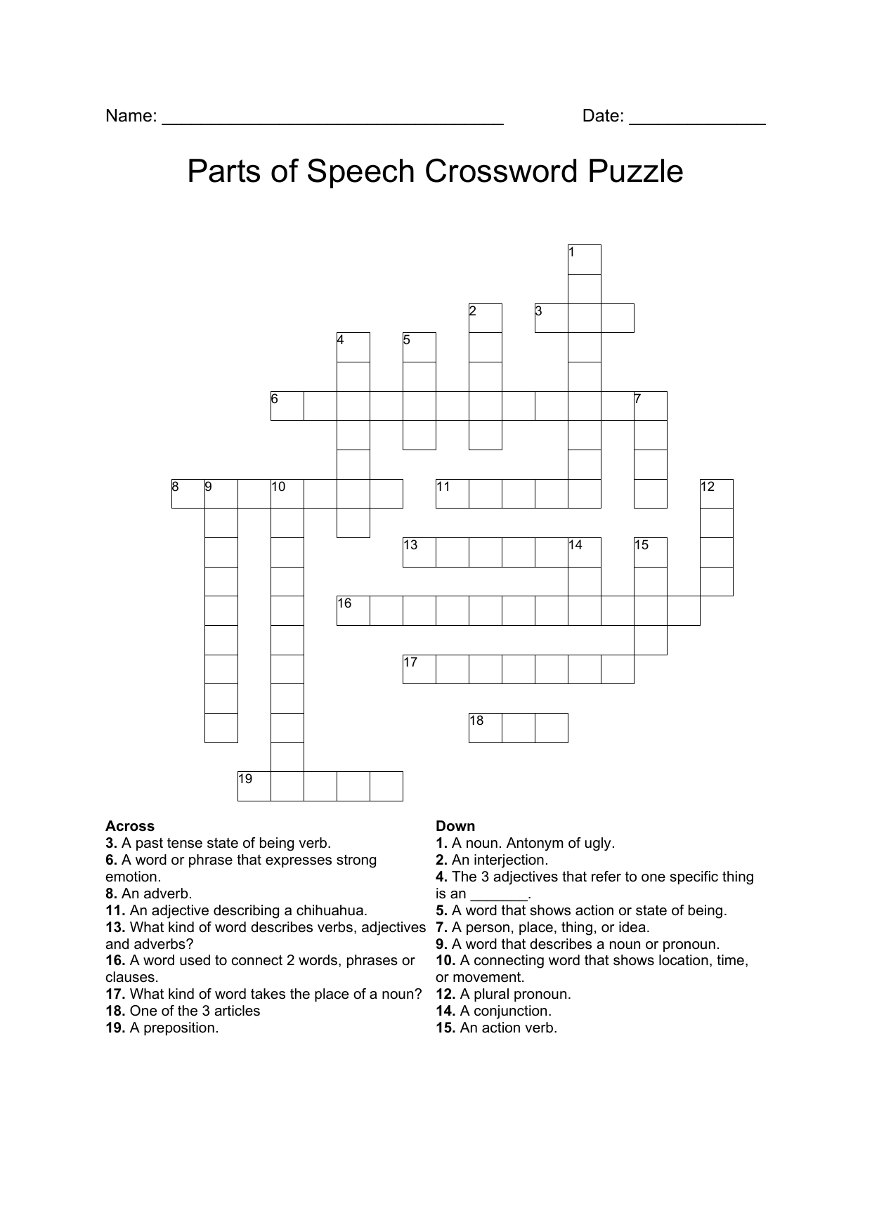 parts-of-speech-crossword-puzzle