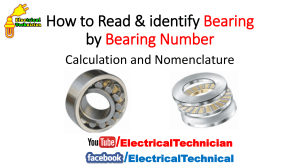 How to Read & identify Bearing by Bearing