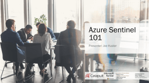 Azure Sentinel 101: SIEM & SOAR Introduction