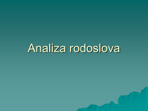 Analiza rodoslova