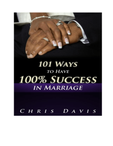 101WaysToHave100SuccessInMarriage