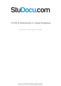 10-risk-refinements-in-capital-budgeting