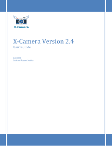 X-Camera User Guide 2.4