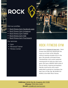 Rock Fitness Gym  - Astoria 24 hour gym