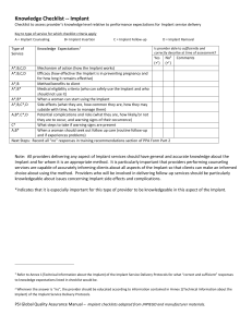 PSI Implant Checklists (1)