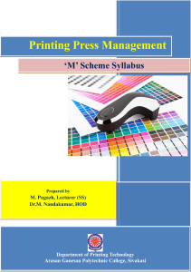 Printing Press Mangment 