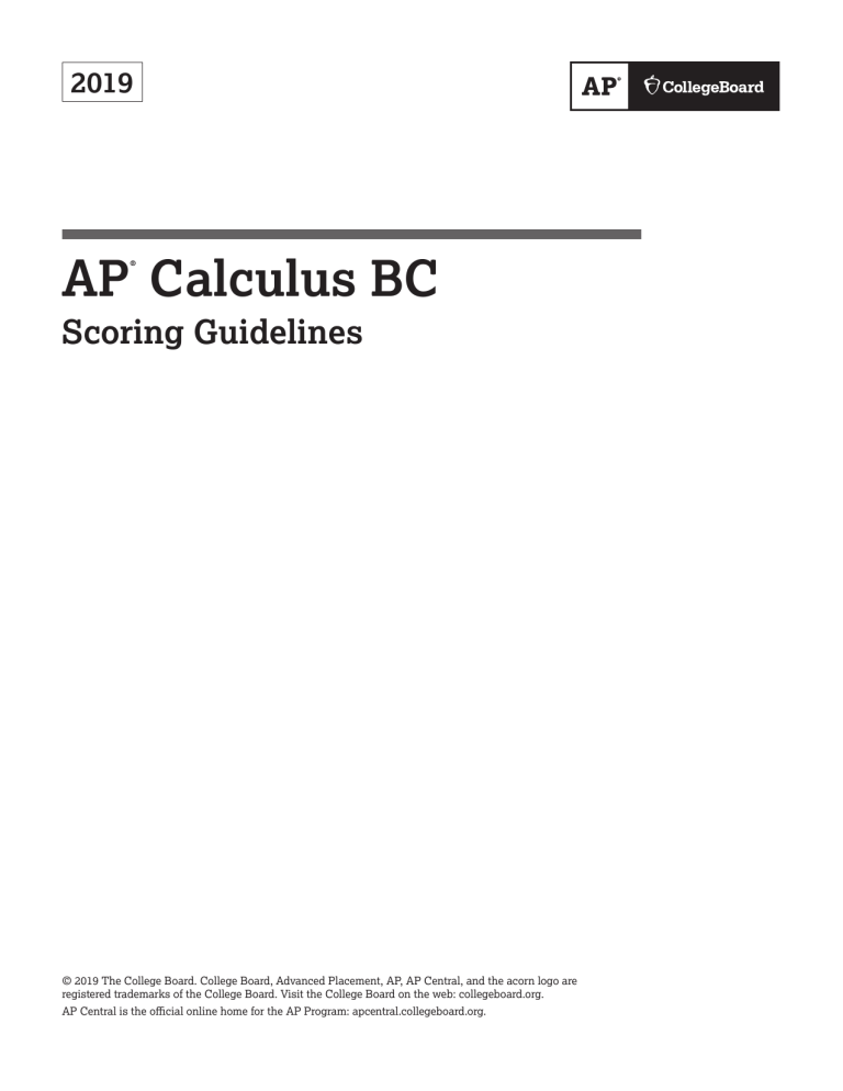 AP Calculus BC FRQ
