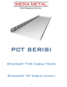 Cable Trays - Imara Metal Turkey