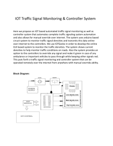 traffic light implementation iot