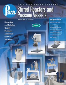 Parr Pressure Vessels Volume 12 Chapter 4