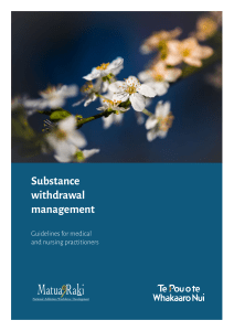 Substance withdrawl management-Web 2019