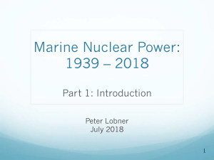 Marine-Nuclear-Power-1939-2018 Part-1 Introduction