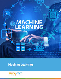 Machine Learning in new