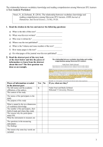 BLA Text Analysis Worksheet