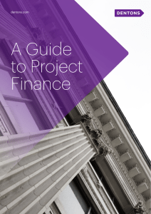 A Guide to Project Finance 2013