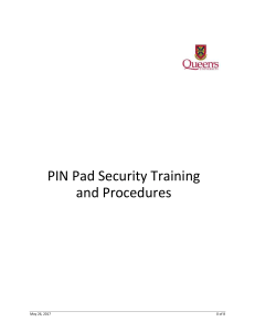 PIN Pad Security Training and Procedures FINAL (1)