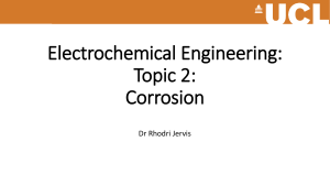 Topic 2 corrosion