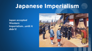 Japanese Imperialism 2.0