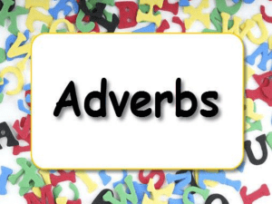 Adverbs PPT G 4