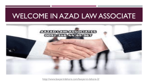 Best Lawyers in Lahore - Get Services of Legal Cases By Lawyer in Lahore Pakistan