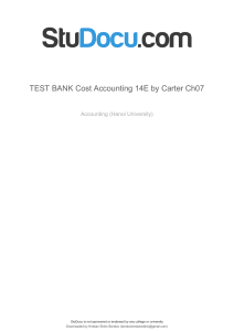 test bank cost accounting 14e by carter ch07.pdf