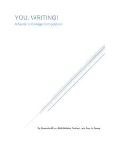 You, Writing!