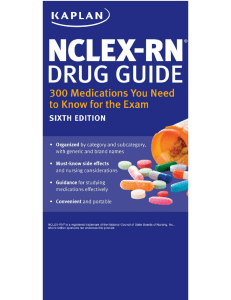 Kaplan.  Drug Guide for NCLEX-RN compressed