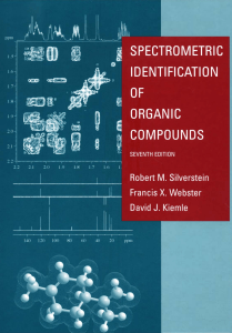 Silverstein - Spectrometric Identification of Organic Compounds 7th ed
