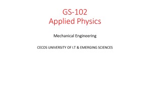 Applied Physics Lec 1