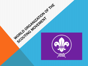 World organization of the scouting movement
