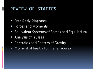 Review of Statics