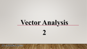 vector analysis 2