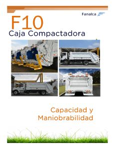 F10-F12-F14-F16. Caja Compactadora. Capacidad y Maniobrabilidad