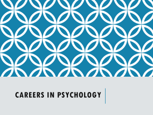 Careers in Psychology Powerpoint2