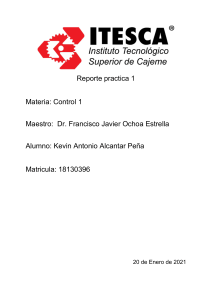 Reporte practica 1- Kevin Antonio Alcantar Peña